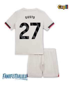 Chelsea Malo Gusto #27 Echipament de Fotbal Replică 2025-26 Copii Deplasare (+ Șorturi)